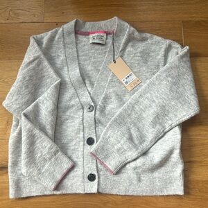 Scotch and soda gray button up sweater